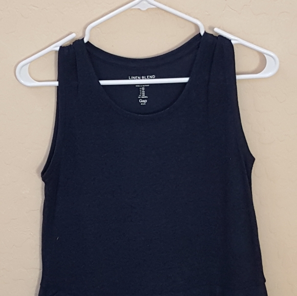 GAP Dark Blue Blouse Sleeveless - Picture 4 of 5